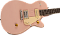 G2215-P90 Streamliner™ Junior Jet™ Club P90, Laurel Fingerboard, Shell Pink : An exciting new addition to the Streamliner™ Collection, the G2215-P90 Streamliner Junior Jet™ Club is a stylish workhouse that’s ready to brawl.