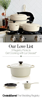 So why do so many people love Le Creuset? Since its debut in 1925, the French cookware has been prized for utilitarian good looks and unsurpassed heat retention. And with seven colors available at Crate and Barrel, you'll find the perfect one to add to yo