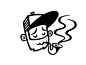 Another year, Another avatar by Rogie King #character #avatar #hipster #pipe #cap #beard #face #human #smoking