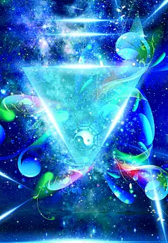 梦幻科技空间海报 科技感 科技风 背景 蓝色 高科技 高清背景 背景 设计图片 免费下载 页面网页 平面电商 创意素材