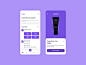 Skin Care App rebound skin care application design app ux simple mobil