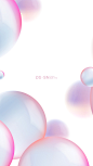 渐变球气泡水泡海报设计背景ai矢量素材：05