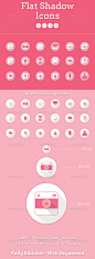 平的影子图标——网络图标Flat Shadow Icons - Web Icons128 x128 48 x48、日历、圆,日期,文件,平坦,图形,图标,图标,长长的阴影,移动、粉红、播放、搜索、集,影子,影子图标,时间,矢量,矢量图标,网页,网页图标,白色 128x128, 48x48, calendar, circle, date, file, flat, graphic, icon, icons, long shadow, mobile, pink, play, search, set, shado