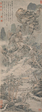 髡残《苍山结庐图》