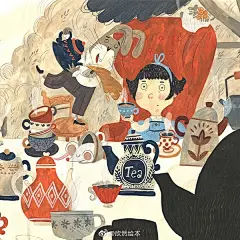 儿童插画超话 分享插画家Ema Malyauka 画的《爱丽丝梦游仙境》，画风很新颖。
与一般童话迥然不同，《爱丽丝梦游仙境》充满天马行空的奇思妙想，讲述了一个再普遍不过的主题：一个天真的孩子想要了解奇怪的成人世界。兔子洞、疯帽子先生、魔法糕点和暗门组成的梦幻世界也让全世界的儿童和成人着迷 ​​​​...展开全文c