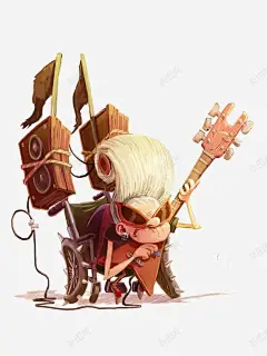 摇滚奶奶 街头涂鸦 元素 免抠png 设计图片 免费下载 页面网页 平面电商 创意素材