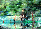 untitled、pixiv、萌、有爱、动漫风景