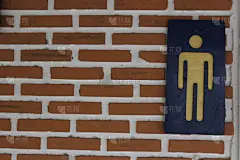 砖,男人,洗手间标志,壁纸,红色,褐色,水平画幅,无人,水泥,材料
