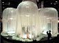 jellyfish pavilions Pavilions, Booths & Exhibits are all temporary, so should be made from materials that won’t go to a landfill. At the same time, they need to be solid, durable, lightweight and collapsible. http://blog.laqfoil.com/?p=963