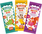 Stoaters Snack Bars : Character design for Stoats healthy kids snack bars.