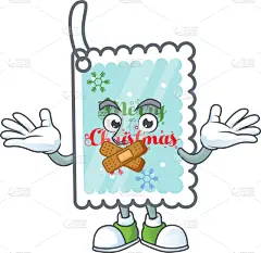 吉祥物,动画片,贺卡,可爱的,2020,安静,母亲,雪,问候