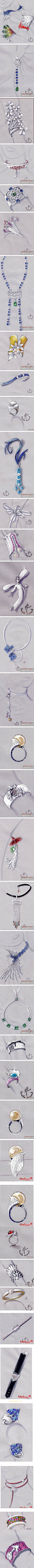 网络流传最广的法国大师Cecile Arnaud设计的手绘珠宝作品全集】（手机党小心流量）.是法国最负盛名的几位设计师之一。Cecile Arnaud品牌的珠宝在大众心目中已成为集现代主义与高品质的象征。绝美珠宝成就永恒传奇
