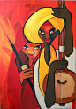Saatchi Art Artist Niloufer Wadia; Painting, “Pilgrim Music” #art