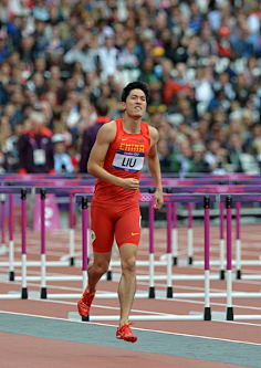 2012伦敦奥运会采集到刘翔，你依然是英雄