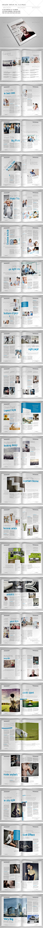 50 Pages Clean Magazine Vol16 - Magazines Print Templates