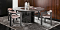 Gallotti&Radice | Platium Round, table by Oscar & Gabriele Buratti