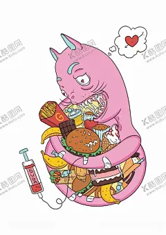 怪兽吃零食 【酷图网】怪兽吃零食,汉堡薯条肉卷,高清矢量,插画设计,绘画插图,卡通漫画,卡通logo,墙绘涂鸦,街头流行,恶搞趣味,服装印花,儿童卡通,手绘涂鸦,绘画美术,简洁手绘,手绘画,线描画,涂鸦,涂鸦系列,素描,工笔画,时尚插画,黑白手绘,卡通手绘,手绘图案,设计,动漫动画,动漫人物,CDR