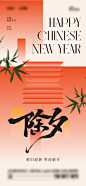 传统节日除夕海报
