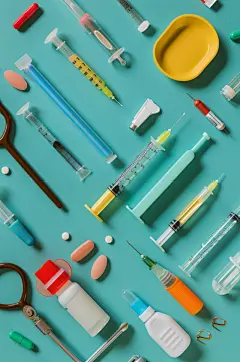 AI数字艺术医学医疗底纹背景图-众图网