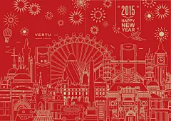 2015年贺卡，客户没看中 - 视觉中国设计师社区