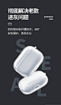 透明airPods Pro保护套耳机壳AirPodspro3苹果液态硅胶pro无线蓝牙盒超薄软防尘贴2代P软壳可爱por薄airpod二-tmall.com天猫