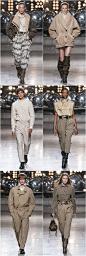 Isabel Marant Fall Winter 2019 Paris

Isabel Marant以游牧民族为灵感，用一系列沙质中性色调和大地色调勾勒出沙漠景观；经典元素：柔和宽肩、性感高领、收腰设计......塑造了一个八十年代喜欢探险旅行自由奔放的女性形象
国模 刘雯、汪曲攸参与走向 ​​​​