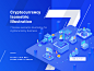 7 Cryptocurrency Isometric Illustration ready for use dashboard ui ux clean blue landing page ui8 illustration for sale 3d illustration isometric