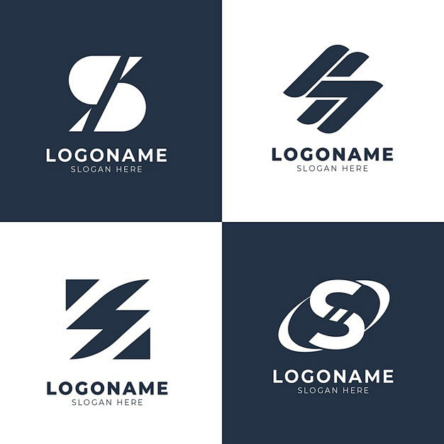 字母S，logo标志矢量图素材