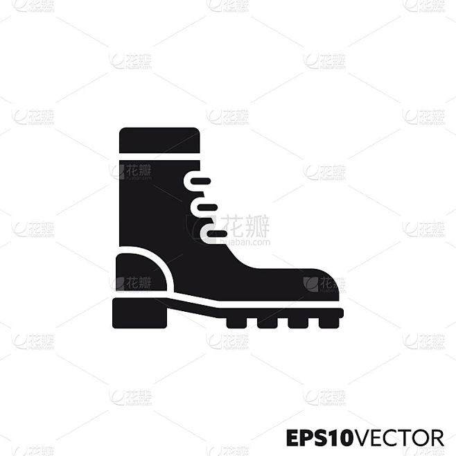 hiking boot vector glyph icon图片_其他图片图片素材-花瓣网