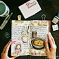 这两个星期的手帐记录  #手帐分享##给你看看我的手帐吧##一页手帐##what's in my notebook# ​​​​
