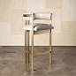 Elliott Bar Stool by Kelly Wearstler