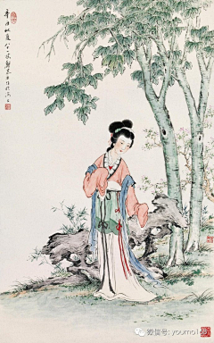 LllI1Whu采集到{艺术}红楼梦插画课素材
