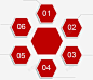 红色六边形 设计图片 免费下载 页面网页 平面电商 创意素材