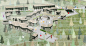 建筑景观插画风古风PS鸟瞰图小清新竞赛拼贴风鸟瞰PSD效果图素材——淘宝网