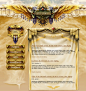 Sacred heaven - webpage design by hunqwert