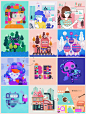 Character design & illustration 2017-2018 : Character design and illustration done during the past year