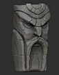 Stylized Head Statue_02