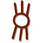 这个炼金术符号意味着“磨或粉碎”。