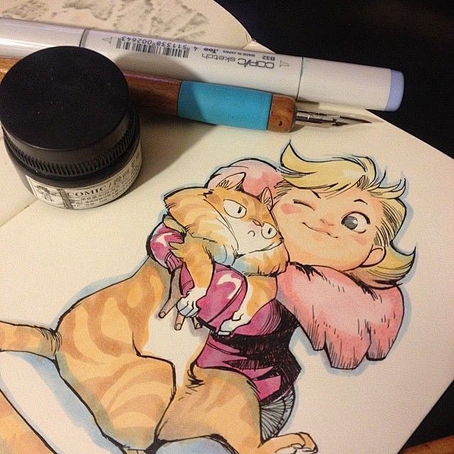 Nice marker work, El...