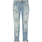 Rag & bone The Boyfriend distressed low-rise jeans