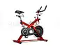 Stationary Spinning Bike Isolated on White Background