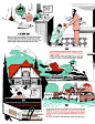 Infographic: The Life of Le Corbusier by Vincent Mahé