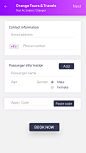 Bus Booking UI Design