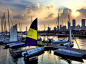 Sailing in sunset by Kwun Yeung on 500px
