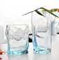 进口Bormiol水晶玻璃杯透明 创意杯子水杯 果汁牛奶花茶杯 红酒杯