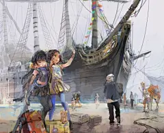pixiv的一组美女插画作品分享 - 插画图片_插画师_插画壁纸_场景插画_yidodo.net - 意兜兜 #平面# #水彩# #治愈系# #壁纸# #头像#