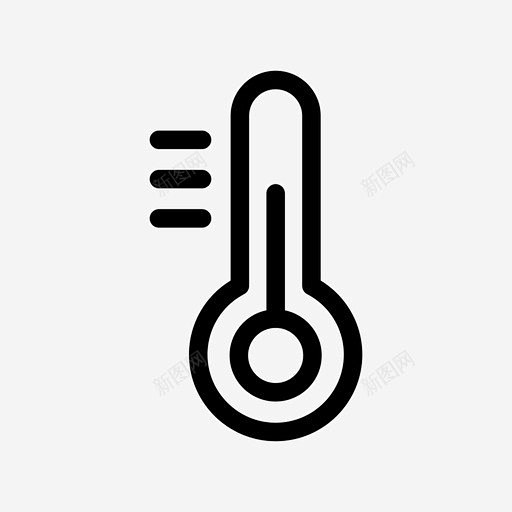 温度计暖气体温图标 icon 标识 标志 UI图标 设计图片 免费下载 页面网页 平面电商 创意素材
