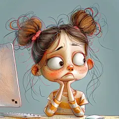 搞怪女孩番外篇：已在工位，人在魂不在_1_胖墩子的AIGC_来自小红书网页版