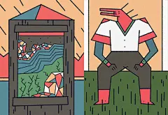 #三鹰堂功夫#法国插画师Lili des Bellons充满迷幻色彩的插画作品赏 ​​​​