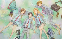 《四月是你的谎言》动漫桌面壁纸